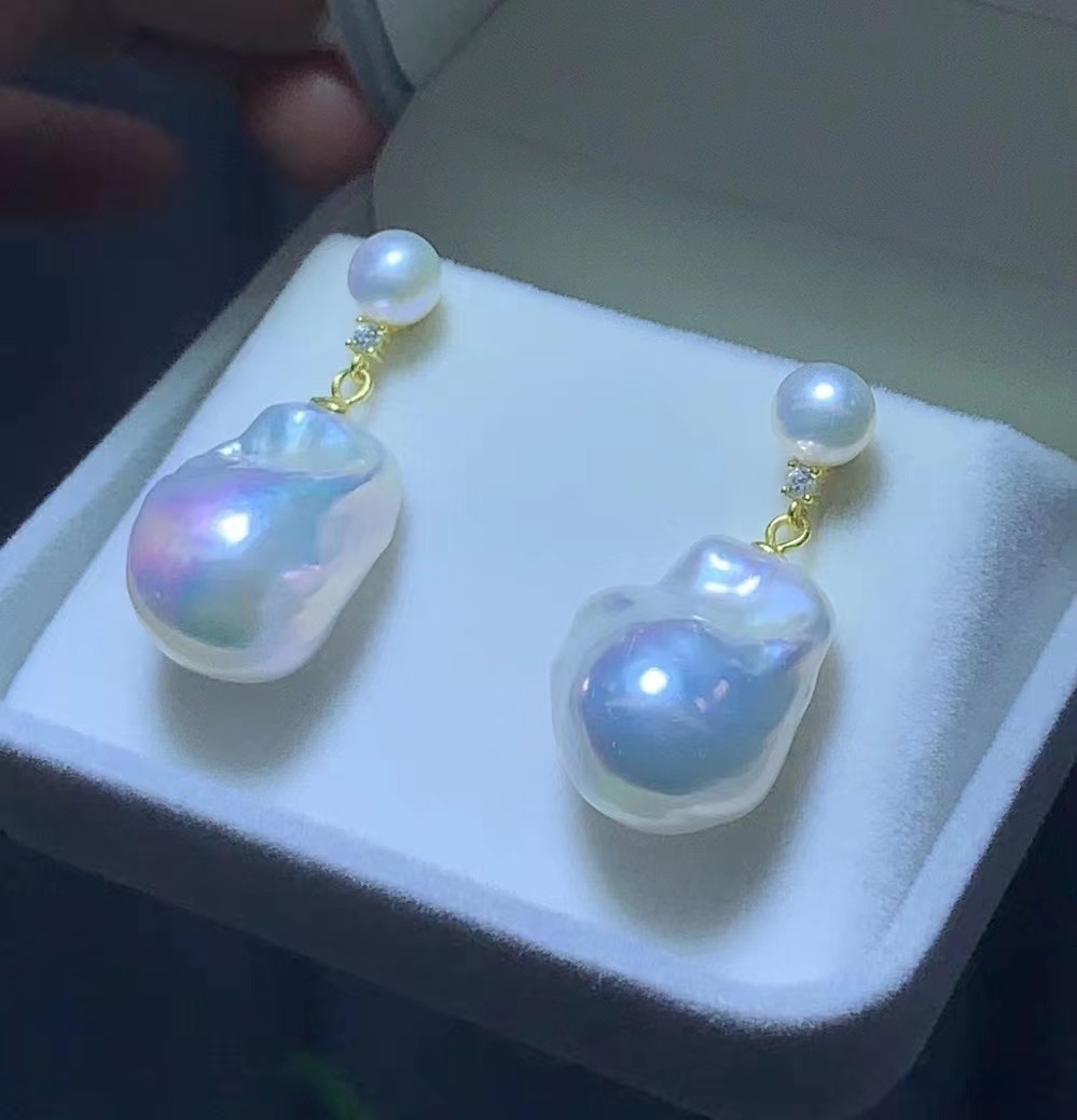 銀飾品 廠可以生產(chǎn)巴洛克珍珠耳環(huán)嗎？?jī)r(jià)格高嗎？(圖1)